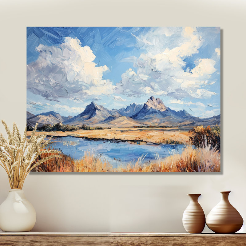 Davis Mountains In Texas II - Texas, impression d'art mural, H 12 po x l 20 po, Toile tendue, Does Not Apply