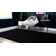 Tapis noir de jais Santoshi
