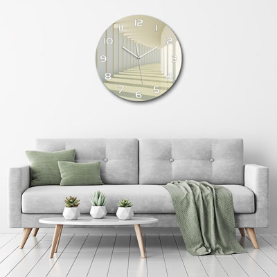 Joandry Glass Wall Clock
