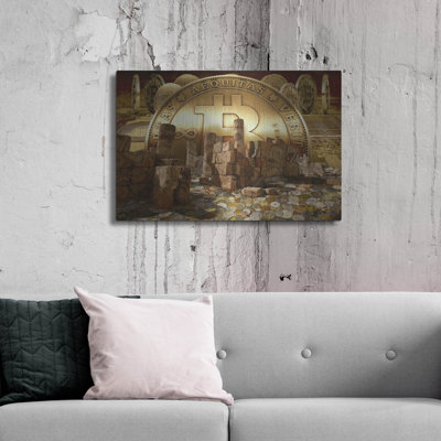 Luxe Metal Art 'Bitcoin New Age Seven' By Steve Hu " Bitcoin New Age Seven " by Steve Hunziker OOB