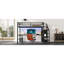 Lit mezzanine double avec bureau en L et port USB, lit mezzanine en métal avec garde-robe et tablette réglable, lit mezzanine haut avec DEL pour enfants, adolescents, adultes