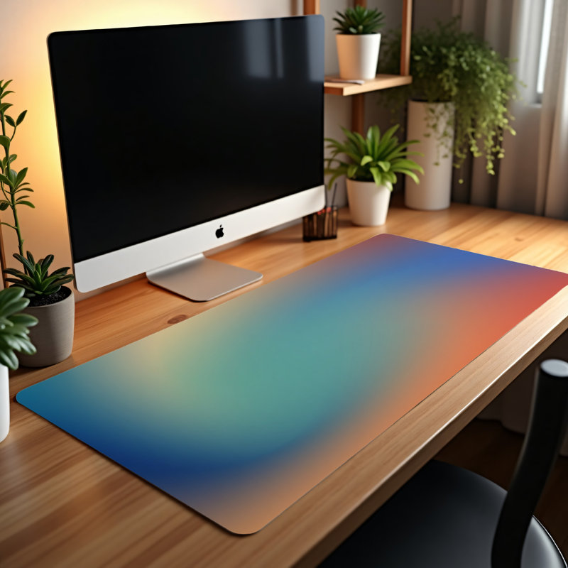 Polyester Desk Pad, 23.6x13.8