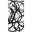 Abstract Curly Lines Print On Canvas-98694104