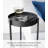 Yamazaki Home Two-Tier Rolling Plant Stand, Steel, Wheels-100210124
