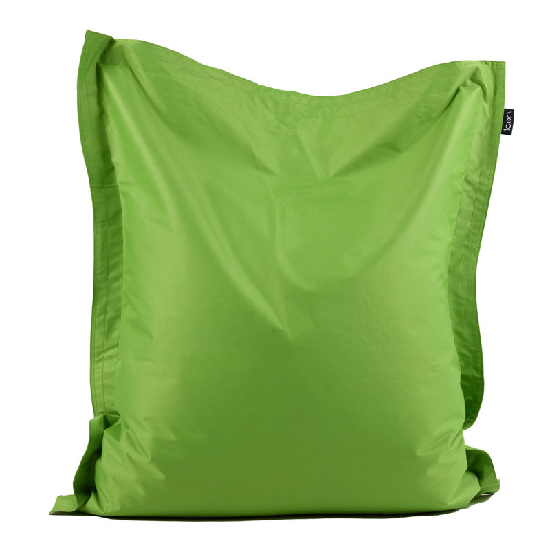 Bean Bag Bazaar Kids Indoor-Outdoor Floor Cushion Bean Bag, Lime Green