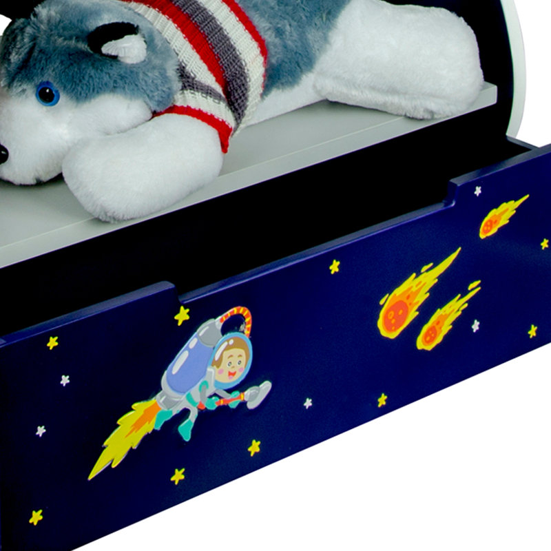 Bibliothèque à 3 niveaux avec tiroir de rangement Fantasy Fields Outer Space Kids