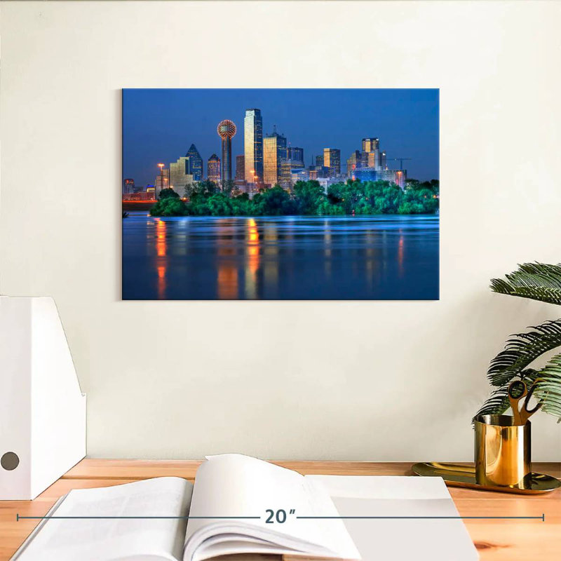 Nicci Trinity River Night Lights, 8" H x 12" W