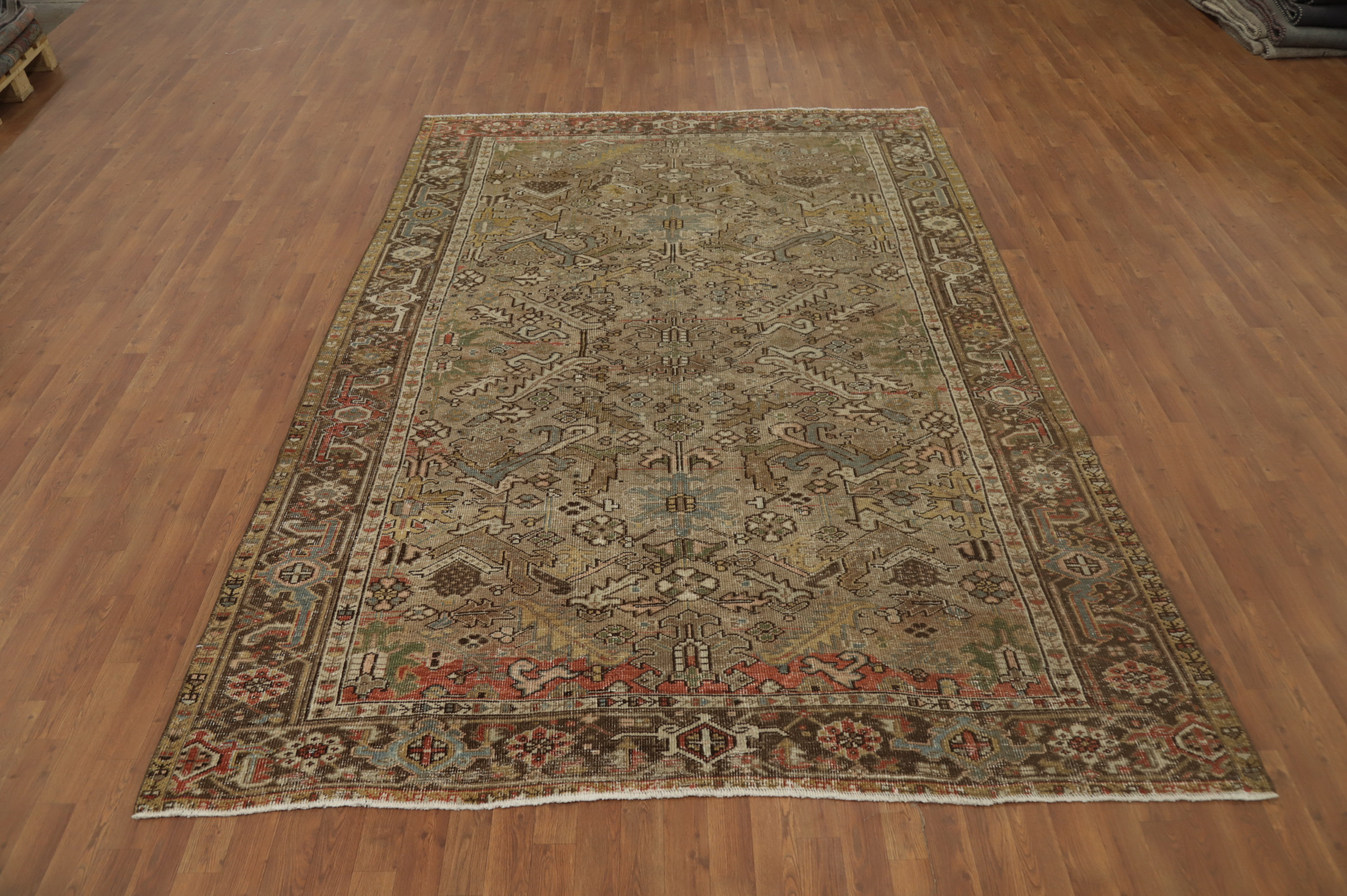 Bloomsbury Market Antique Wool Traditional Area Rug 7x11 | Wayfair