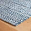 Denim Stone Blue Handwoven Cotton Rug-2016897800