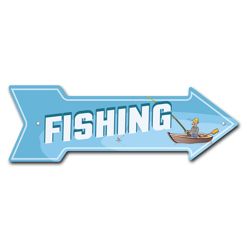 Décalcomanie de pêche amovible et amusante 36 po de large, H 6 po x l 18 po x P 1 po
