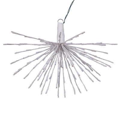 Vickerman White Starburst 5mm LED Wide Angle Light 20 " LED Indoor / Outdoor String Lights