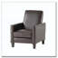 27.5" Push Back Recliner Chair Upholstered Recliner Armchair with Solid Beech Wood Legs-116202304-116202318