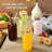 6-pack 20oz Glass Cups With Bamboo Lids