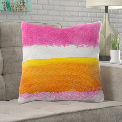 Derby Watercolour Throw Pillow
