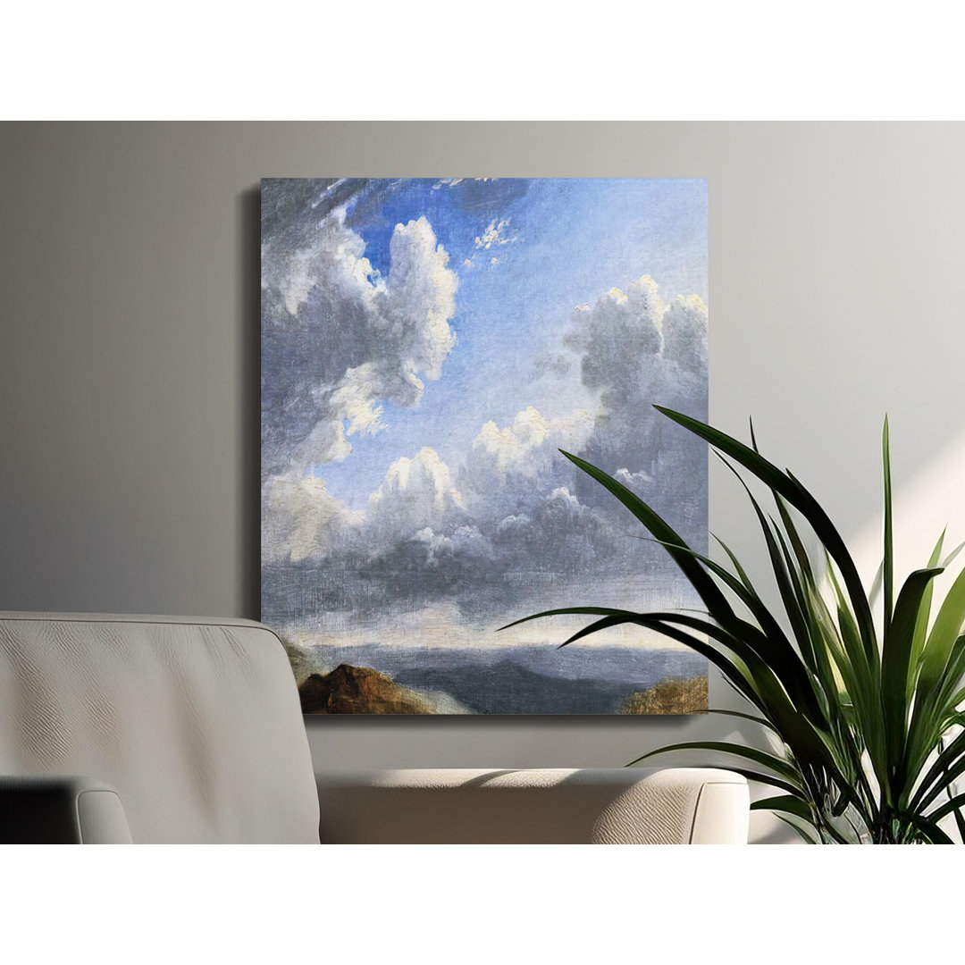 Dramatic Cloudy Sky Landscape Canvas Print