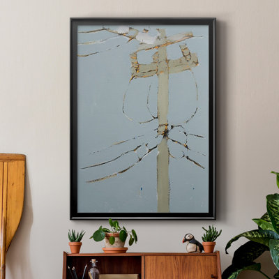 Wires V, reproduction encadrée de qualité supérieure - prête à être accrochée