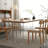 Minimalist Acrylic Floating Solid Wood Rectangular Dining Table-142955888
