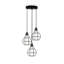 Franca 3 - Light Brushed Silver Geometric Pendant