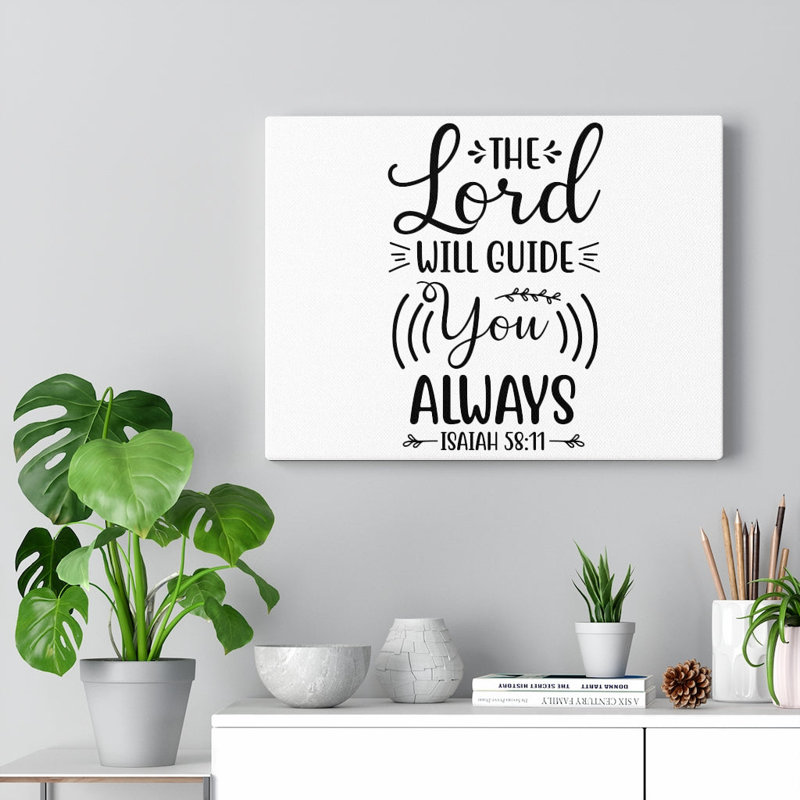 Will Guide You - Wrapped Canvas Print, 28cm H x 36cm W