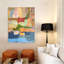 Art mural Mid-Century moderne en toile pour salon-726582021-726582022