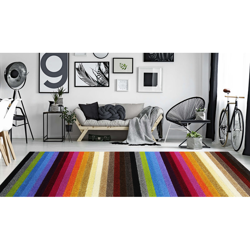 Hyatt Striped Area Rug Set, Rectangle 140 x 200cm