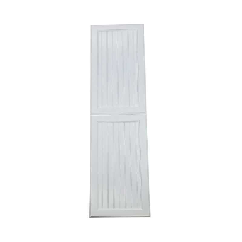Armoire à pharmacie 2 portes Calista Beadboard, Gris apprêté, H 68 po x l 14 po x P 3,5 po