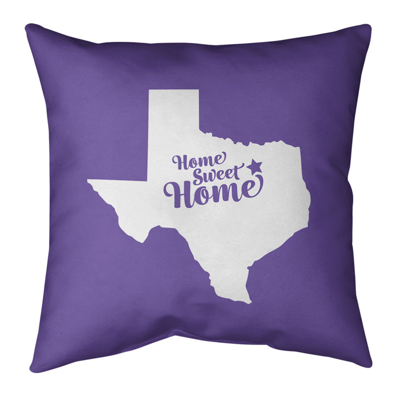 Housse de coussin pour la maison, Dallas, 26 po x 26 po, Mauve