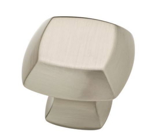 (Paquet de 5) Nickel satiné à bouton de 1 1/4 po Mandara