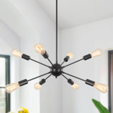 Jamee 8 - Light Dimmable Sputnik Sphere Chandelier