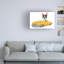 «Boston Terrier in Yellow Car» par Danny Gordon, impression sur toile tendue-1799107759
