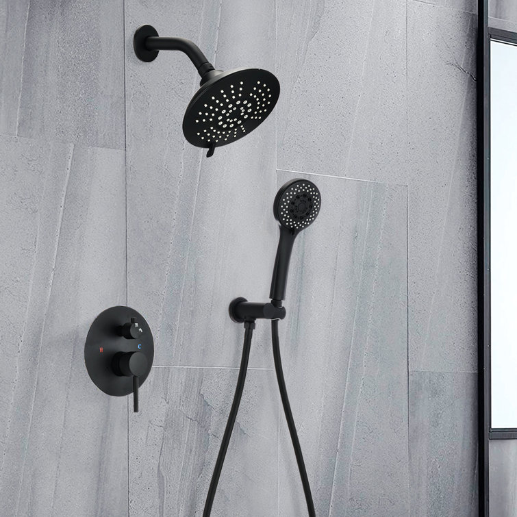 Thermostatic Complete Shower System with Rough in-Valve
