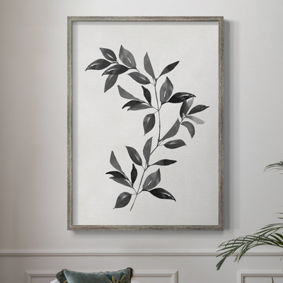 Multi Leaf Montage II Framed Print - Solid Wood 46871