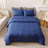Solid Color Comforter Dark Color 3 PCs Bedding Set Deep Color Bed Comforter Set-121685364-115667180