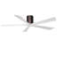60" Irene 5-Blade Hugger Ceiling Fan with Wall Remote-1087667389-1087667390-1087667335
