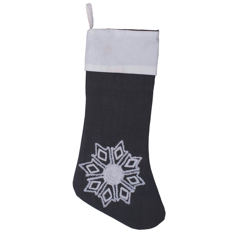 Chaussette de noël winter flocon