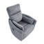 Mobilier de salon en velours côtelé gris-134651231