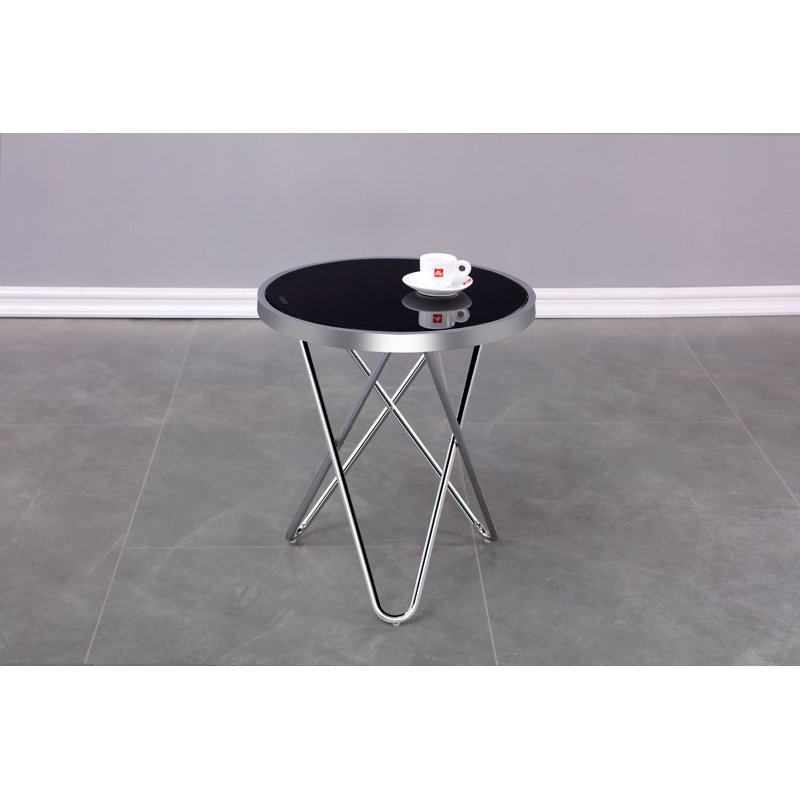 Table d'appoint Avery, Chrome