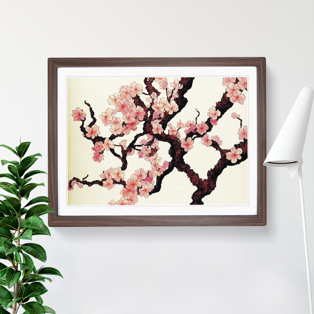 Inspirational Cherry Blossom Tree Flowers - Framed Print