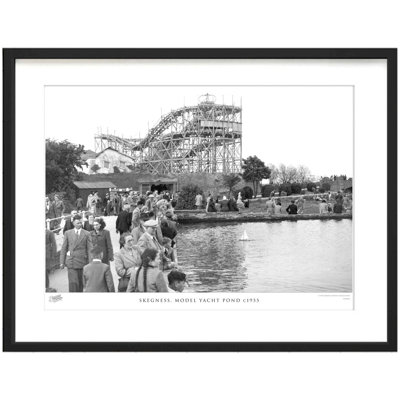 Skegness, Model Yacht Pond C1955 by Francis Frith - Single Picture Frame Print