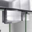 DreamLine Abbey - porte de douche semi-sans cadre en chrome de l 56 à H 76 po x H 76 po-120678216-98157932
