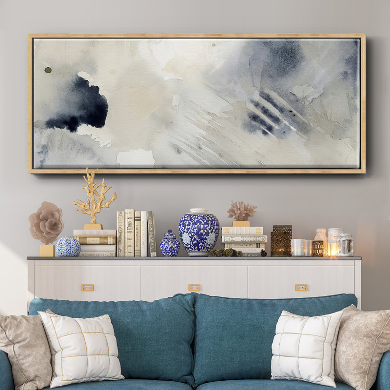 Bergamote séchée dans la brume III - toile encadrée, H 12 po x l 30 po