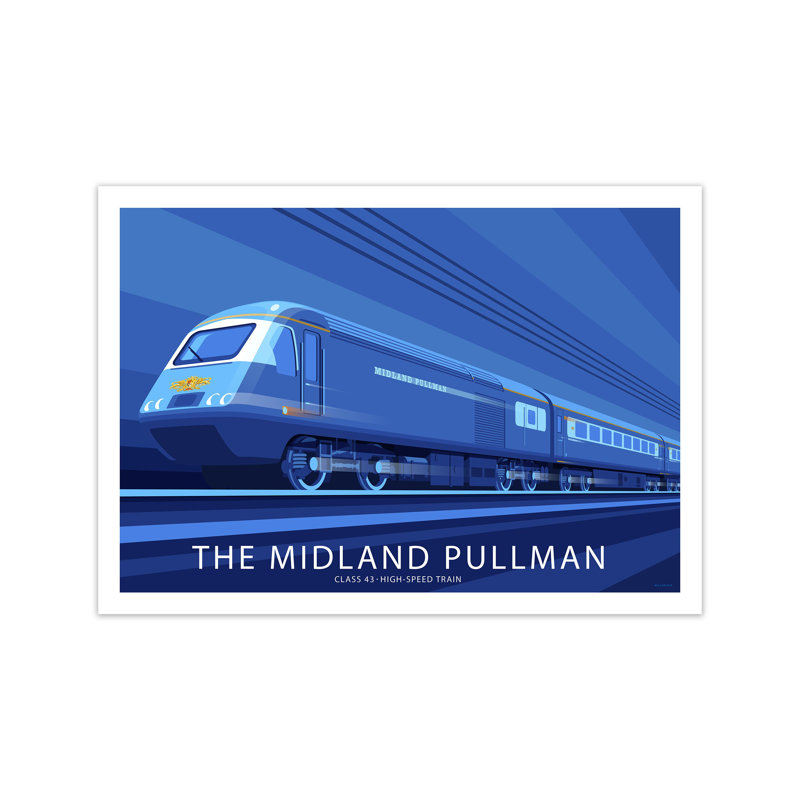 Hst Pulman by Stephen Millership - Print on Canvas, Paper, 42cm H x 59cm W x 1cm D