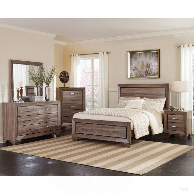 Commode 6 tiroirs Harrison, Taupe