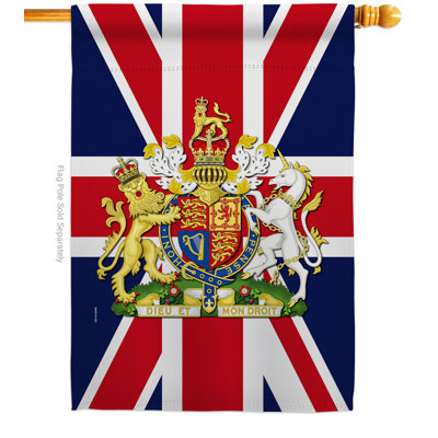 Double Sided 40'' H x 28'' W Polyester House Flag