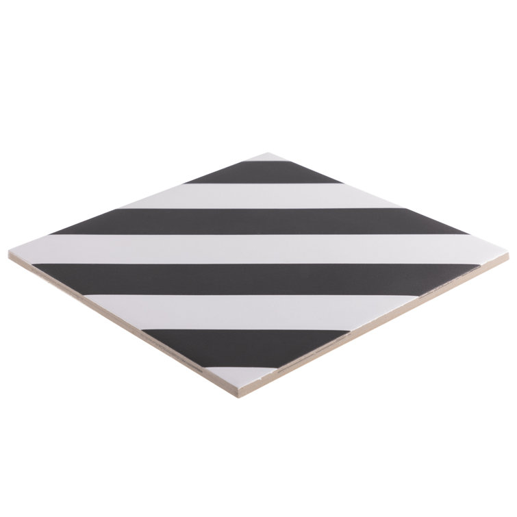 Beveled Porcelain Patterned Wall & Floor Tile