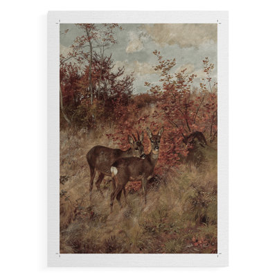 Imprimé animalier rétro - impression sur toile seulement - non encadrée