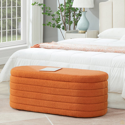 Banc de rangement avec repose-pieds Skandar