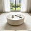 Table basse ronde avec base robuste