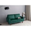 Séduisante avec mousse haute et structure stable: base en bois massif en tissu relax