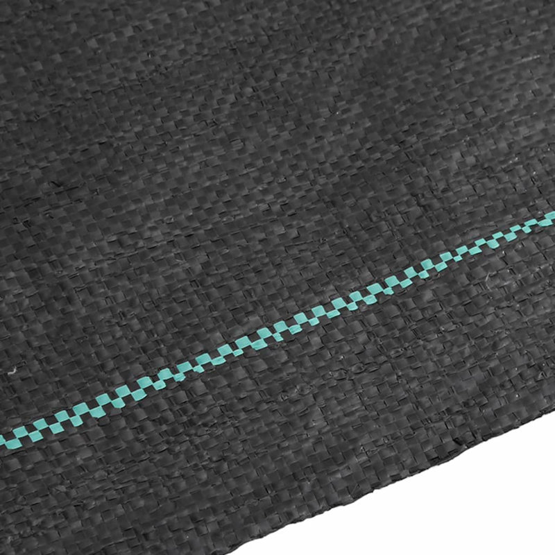 Vidaxl Weed Membrane Black 0.5X50 M PP, 10000cm W x 50cm D